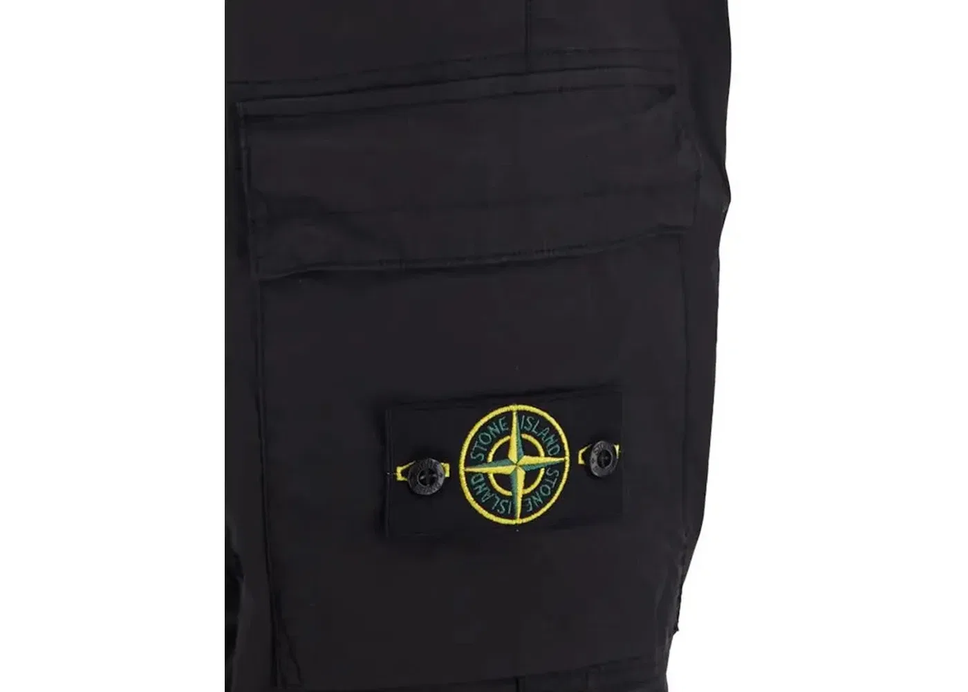 Мужские брюки карго из стрейч-хлопка Stone Island, Black — фото 3