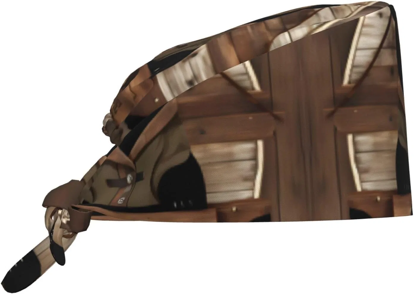 Рабочая шапочка с принтом Lodge Bear, WZYCWB, регулируемая, 52-60 см, Черная