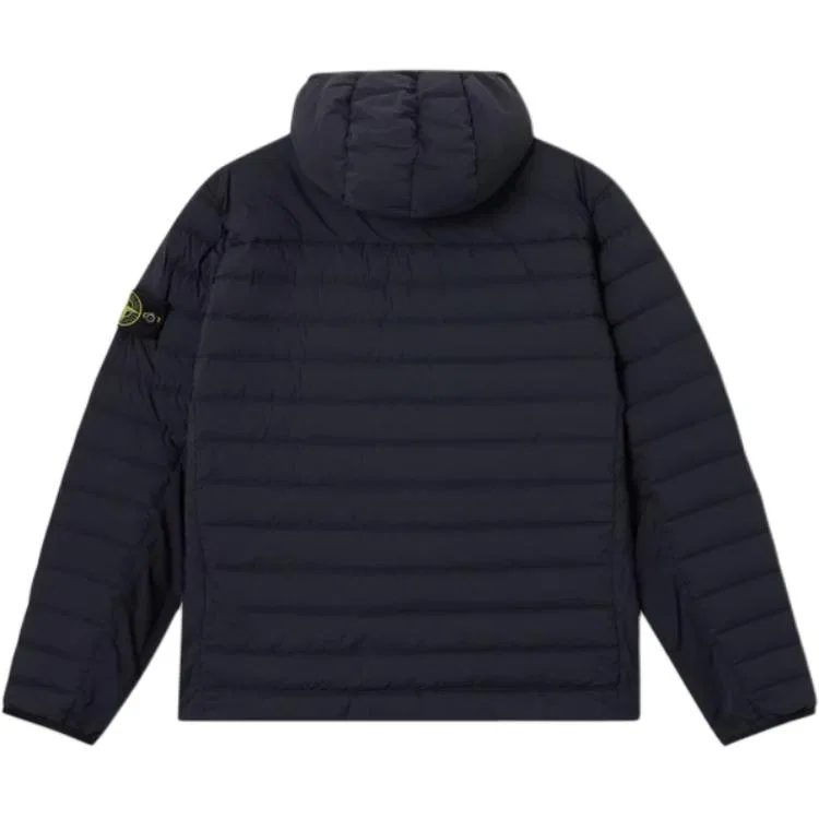 Мужская куртка пуховик с капюшоном STONE ISLAND, Marine Blue — фото 3