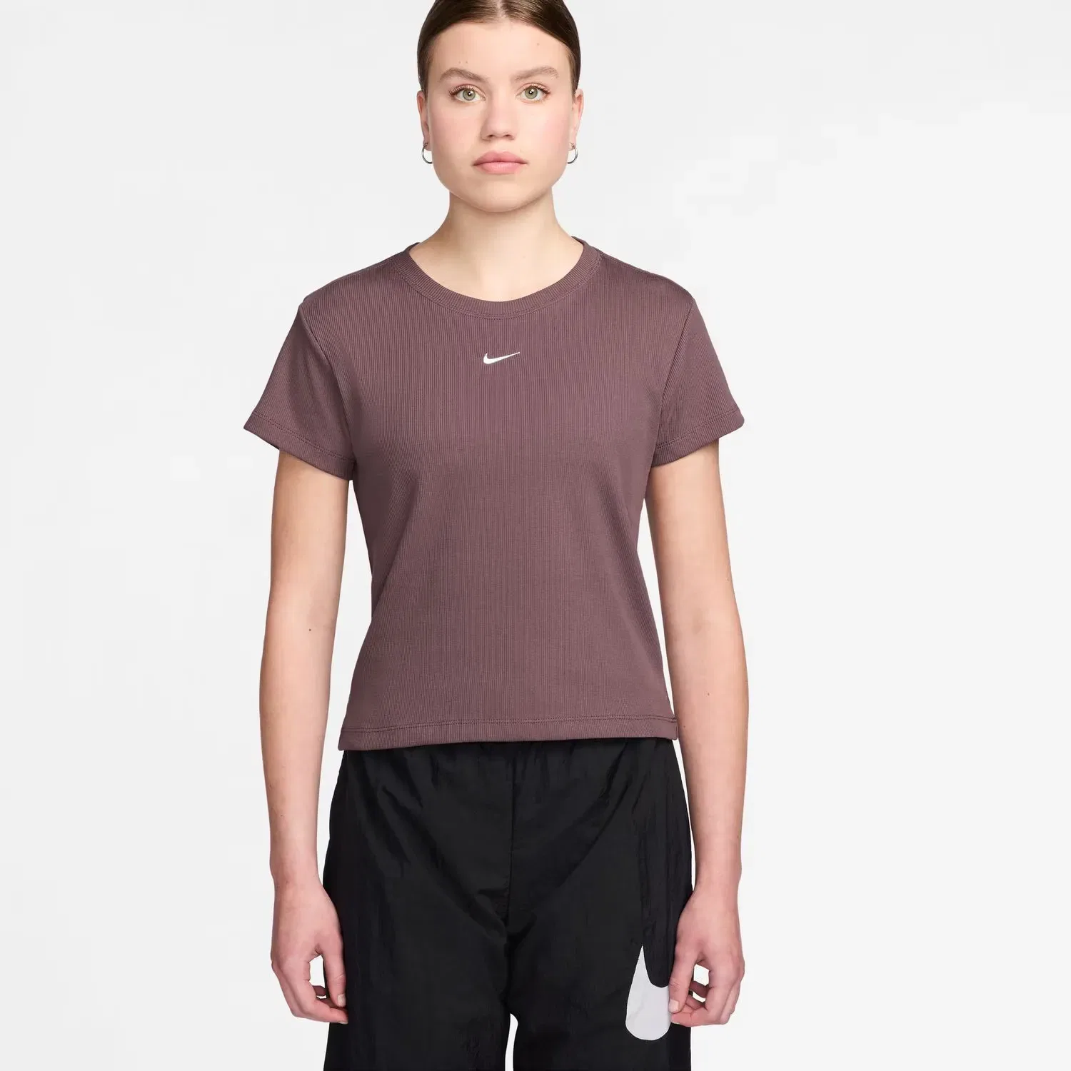 Женская футболка из эластичного хлопка Nike, Morado