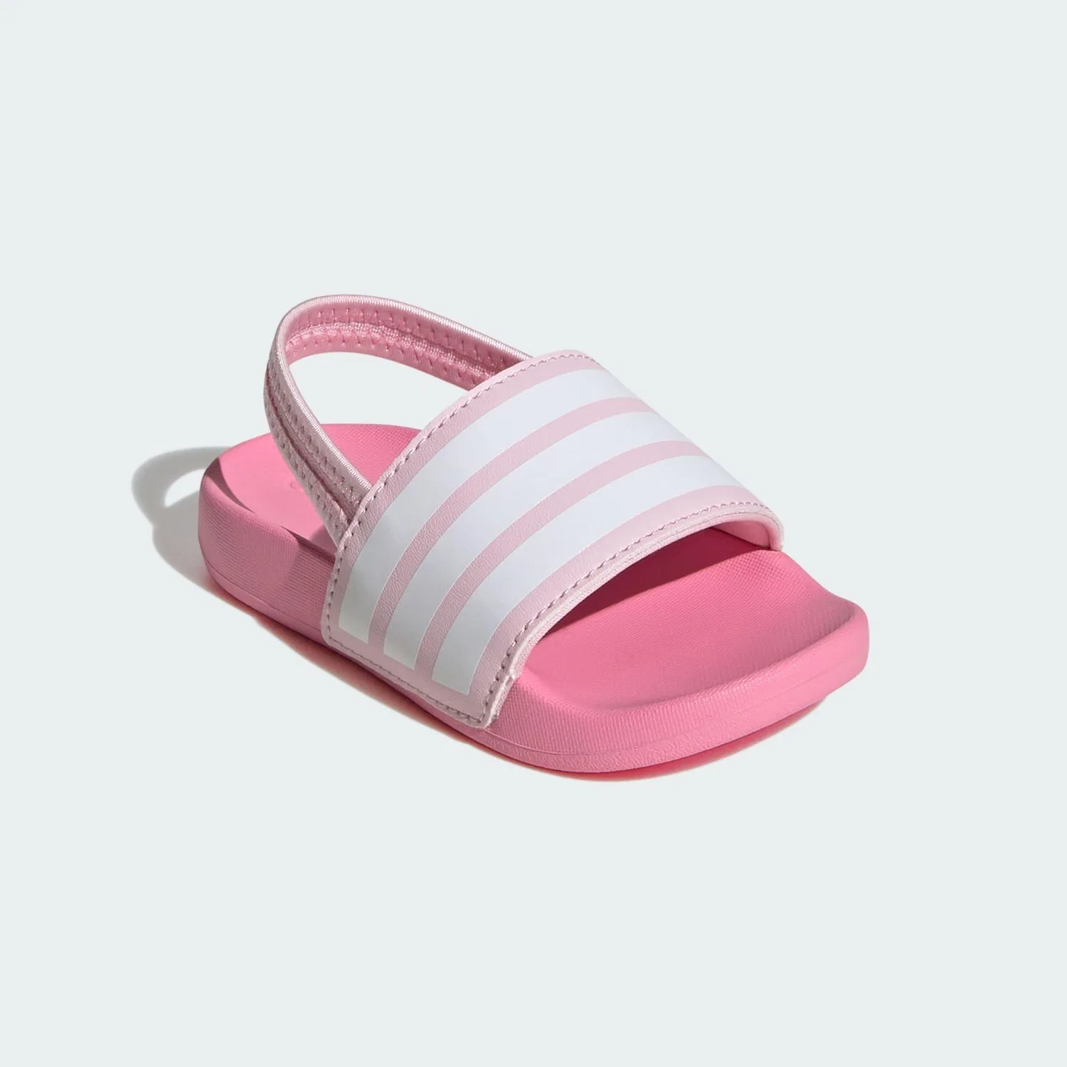 Детские шлепанцы с ремешком Estrap Kids Adidas, Altrosa Weiss Hellrosa — фото 4