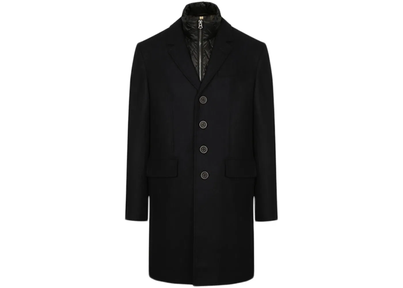 Мужское пальто однобортное Burberry, Navy