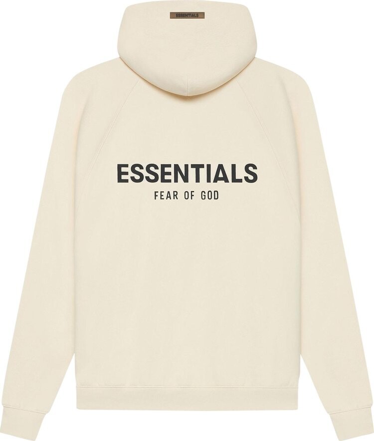 Худи Fear of God Essentials Pull-Over Hoodie 'Buttercream', кремовый — фото 3