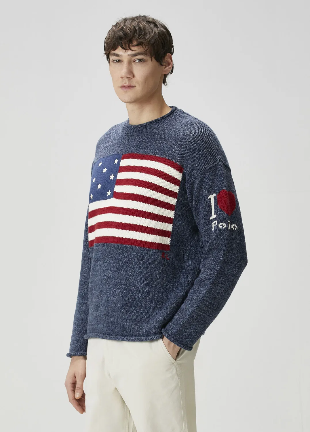 Свитер Polo Ralph Lauren Mavi Bayrak Jakarlı, blue