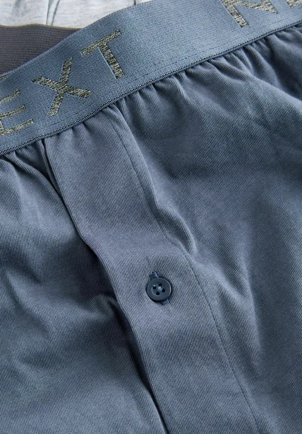 Боксеры 5шт, хлопок, Regular fit, Next, Blue/Grey, синий/серый — фото 2