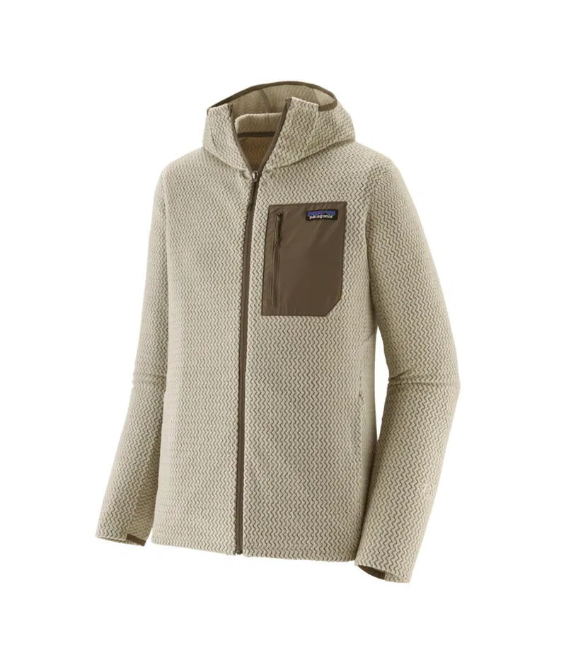 Мужское флисовое худи с полной застежкой-молнией R1 Air Full Zip Hoody Patagonia, Beige