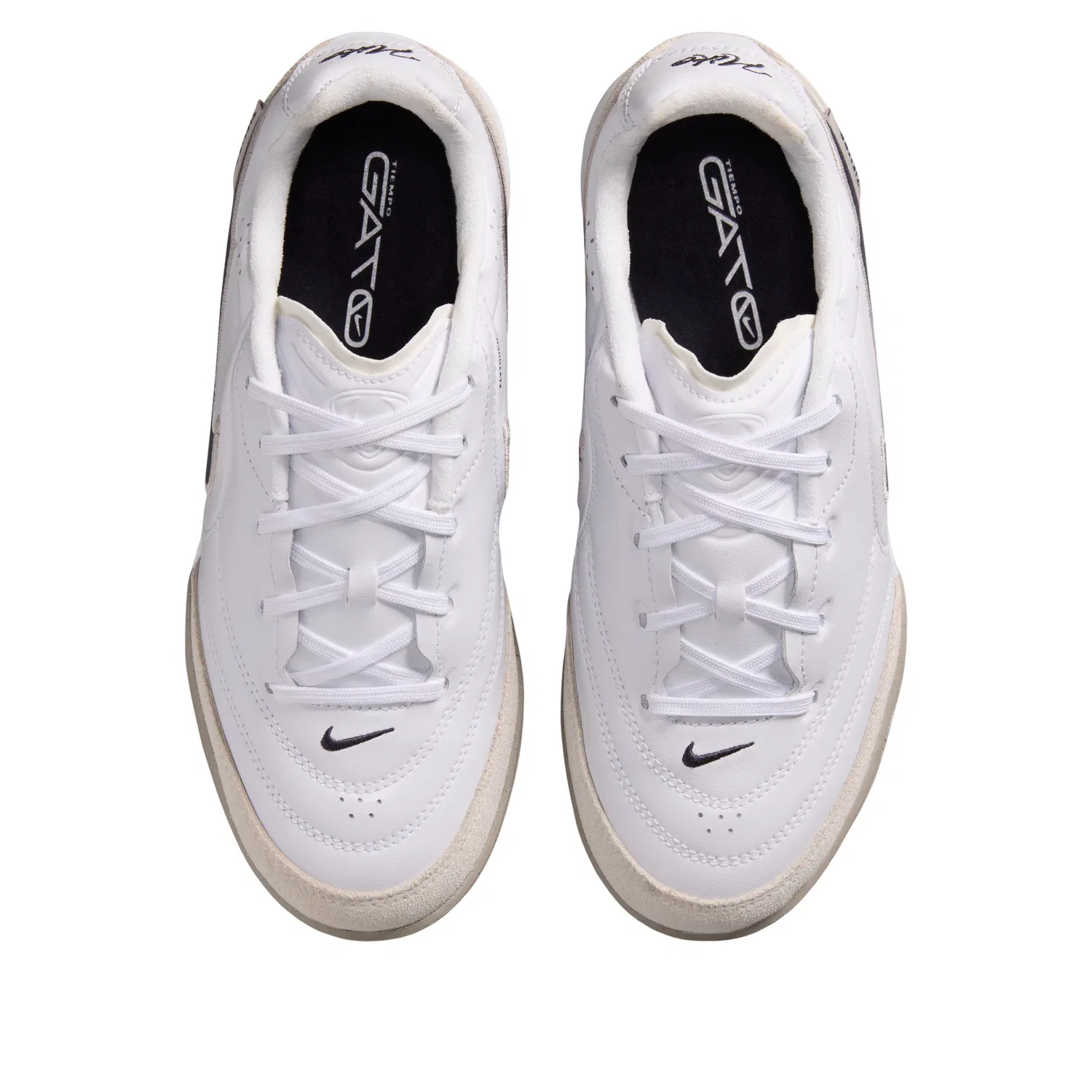 Детские кроссовки для футбола Nike Tiempo Streetgato White Moon Particle, белый — фото 2