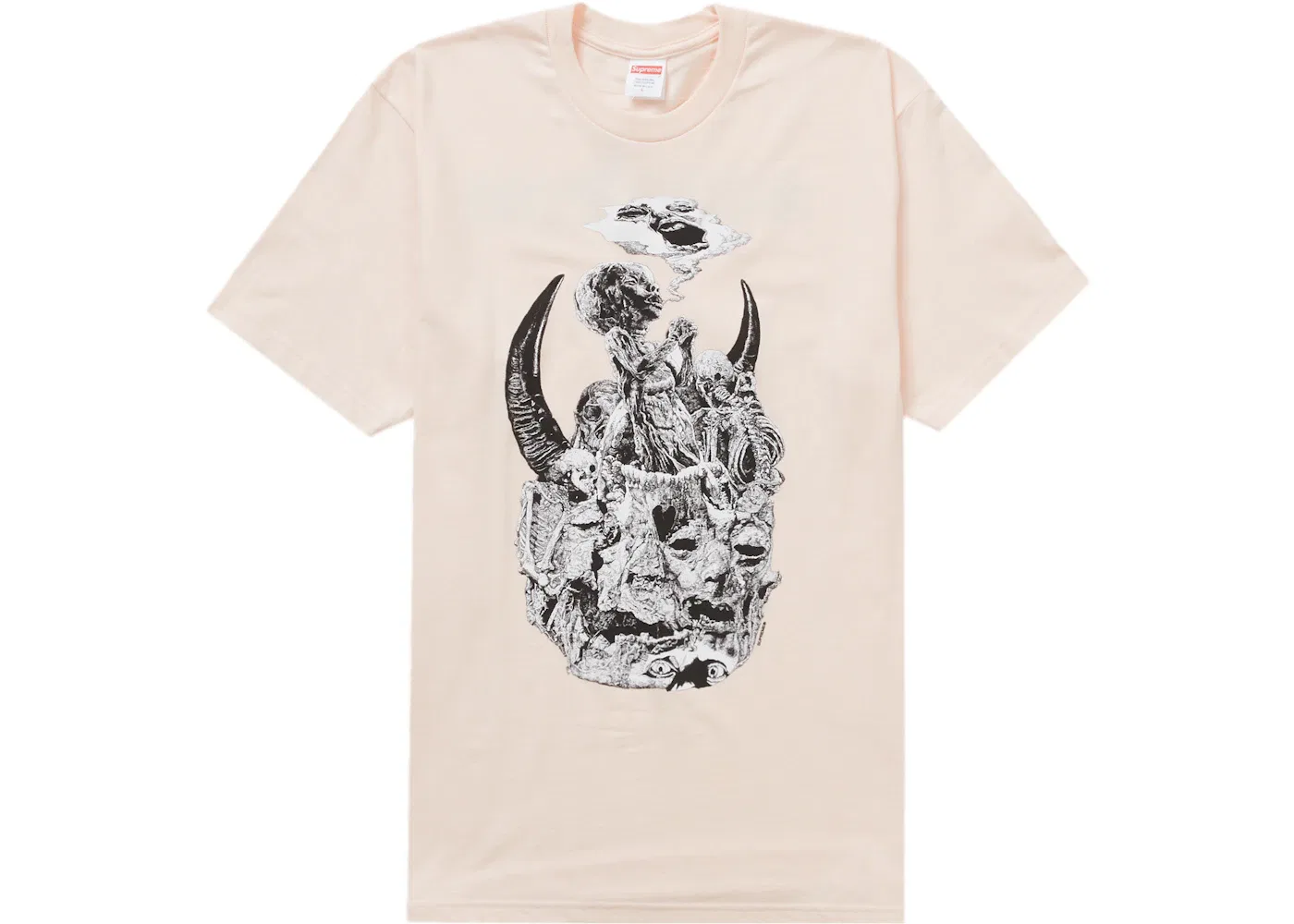 Мужская футболка с принтом Supreme Mutants Tee Supreme, Pink