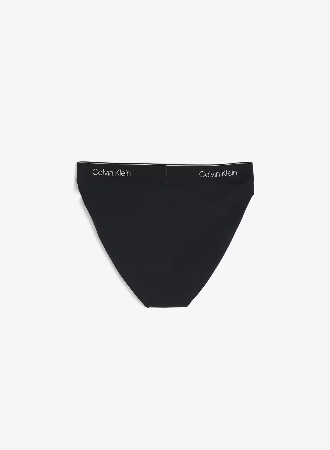 Плавки бикини с логотипом на поясе, Calvin Klein, черный — фото 2