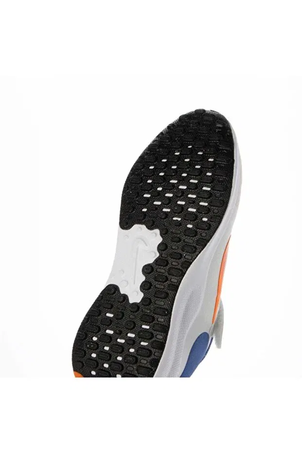 Детские спортивные туфли для девочек с липучкой Nike, White-Blue — фото 3
