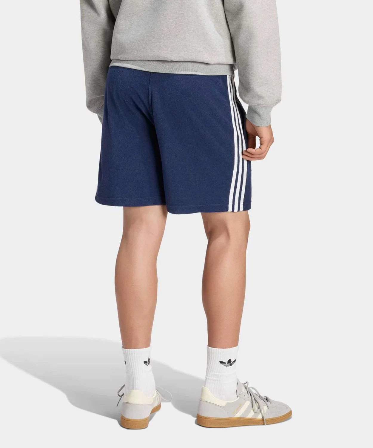 Мужские шорты из махровой ткани с принтом Adidas Originals, Blue — фото 4