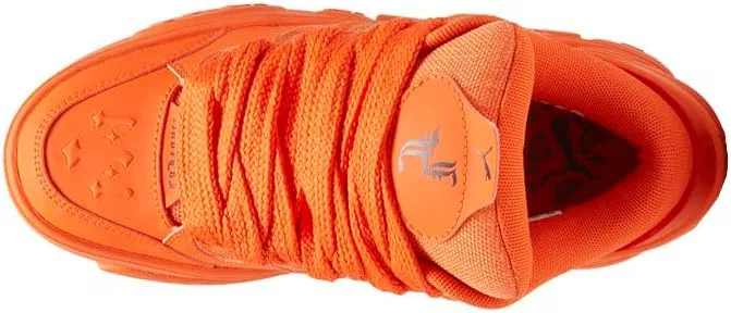 Детские кроссовки для мальчиков на шнуровке La Francé PUMA, Orange — фото 4