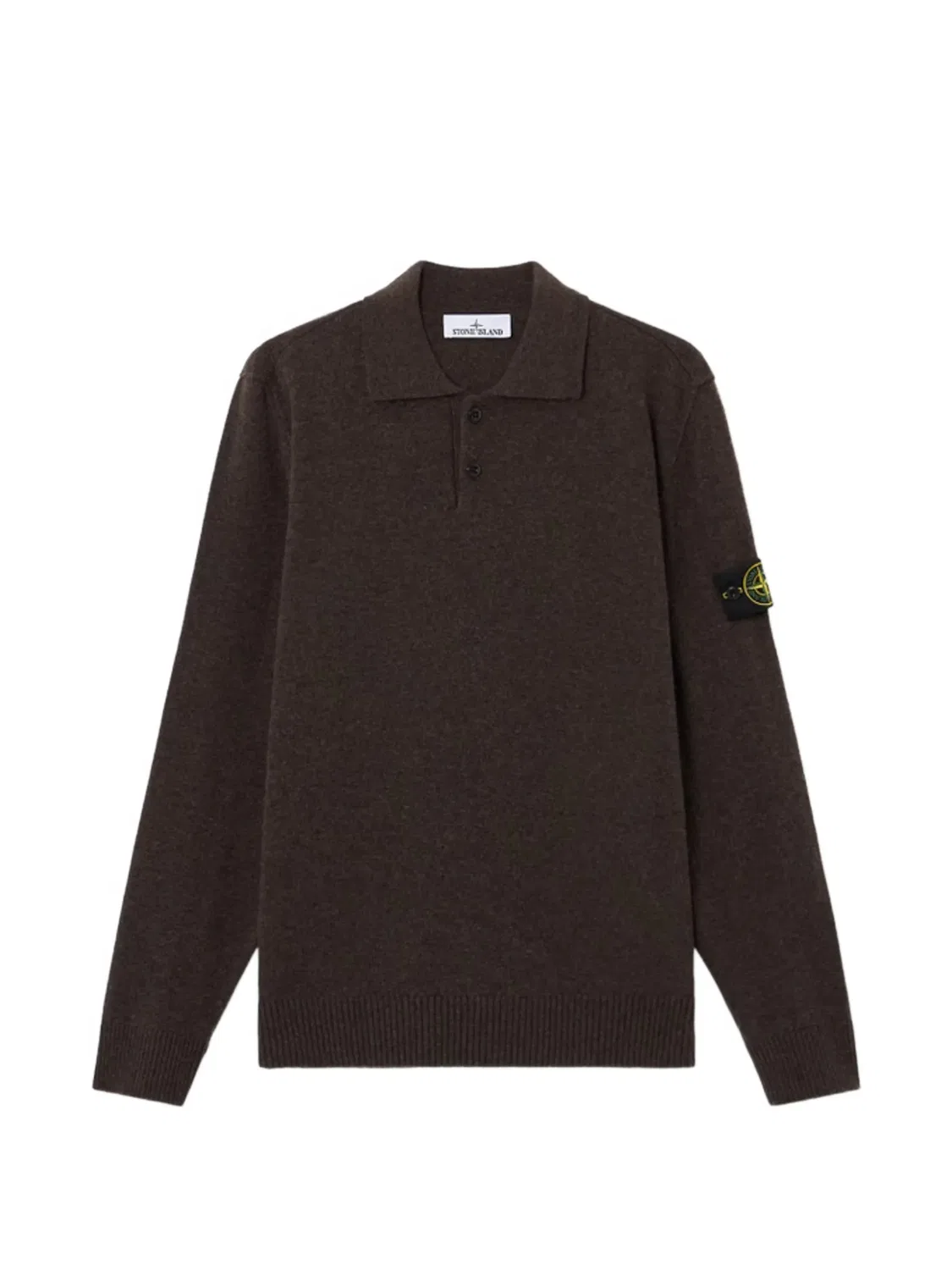 Stone Island Свитер Geelong из легкой шерсти - коричневый