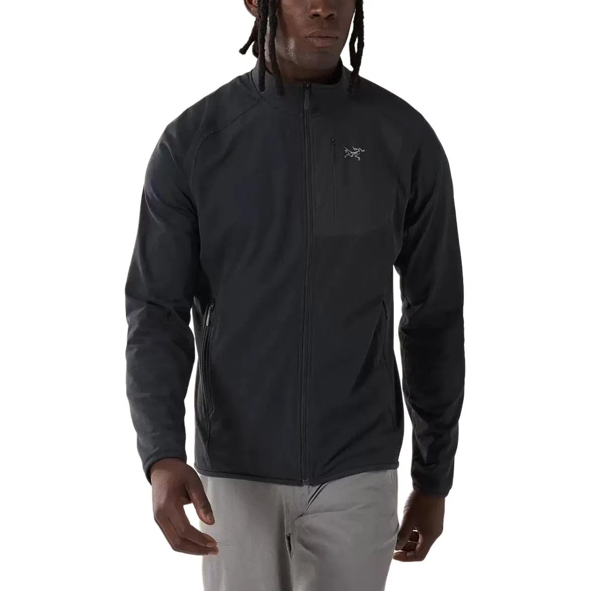Мужская флисовая куртка Delta Jacket Arcteryx, Vintage Green/Ivy Green/Tatsu/Mantis — фото 4