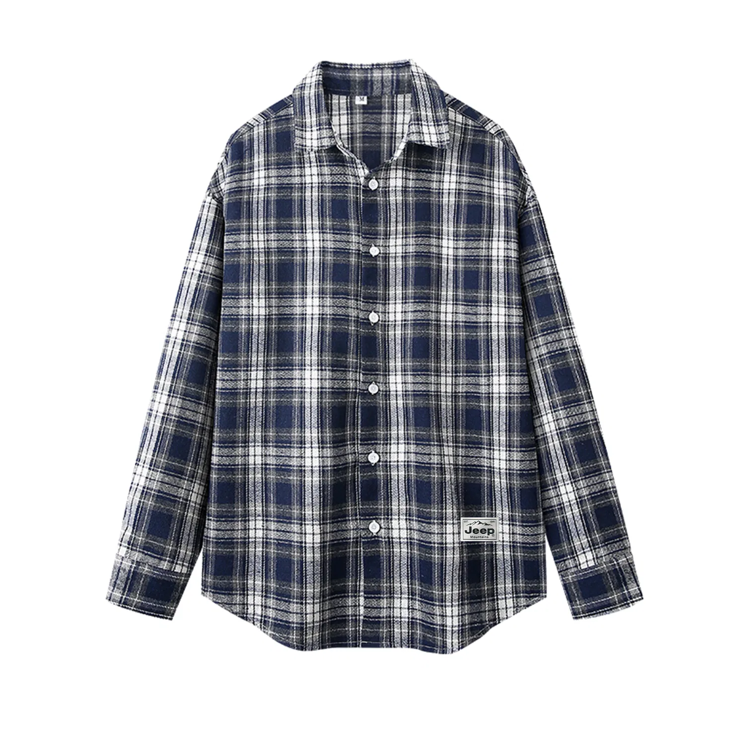 Детская рубашка в клетку с воротником Jeep Classic Collection, Green Plaid — фото 4