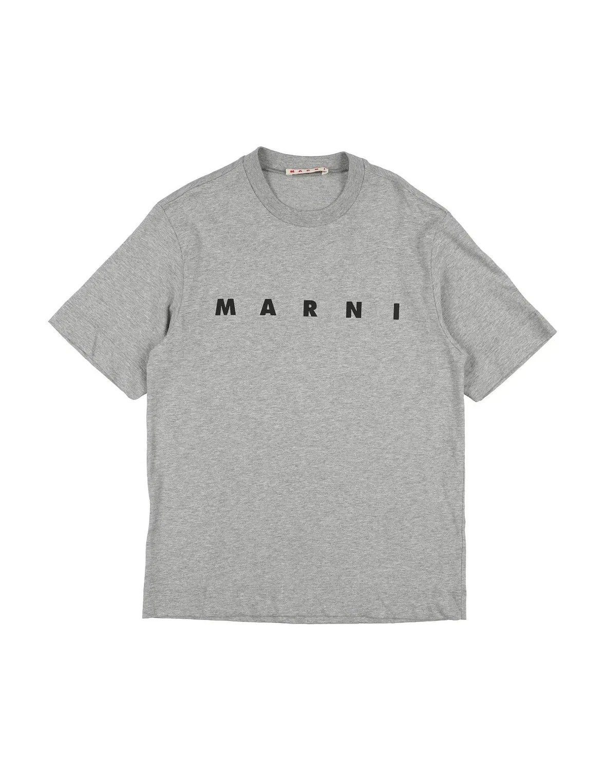 Детская футболка с принтом Marni, серый