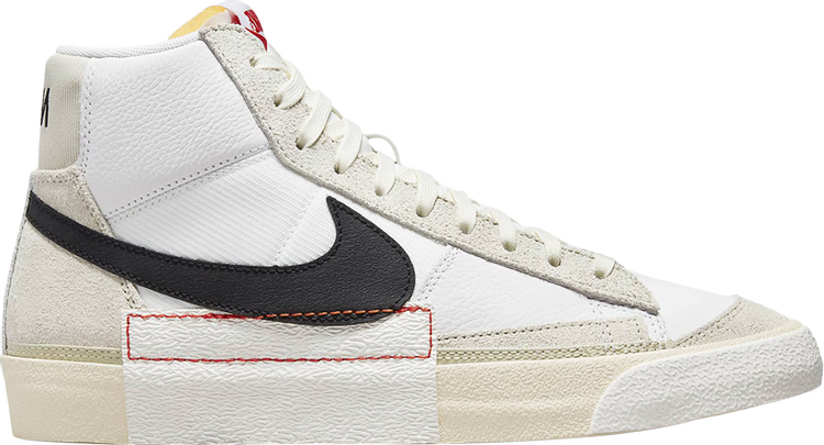 Кроссовки Nike Blazer '77 Pro Club 'Remastered - Light Bone Black', белый - фото