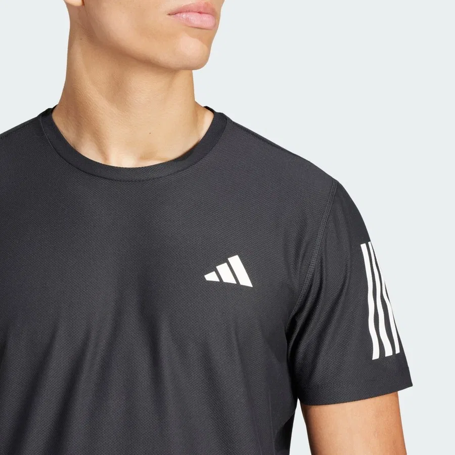 Футболка с длинным рукавом Own the Run Tee adidas, Черный — фото 4