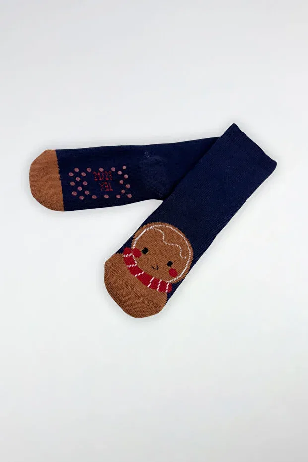 Детские носки с рисунком Globaby, Navy Blue — фото 2