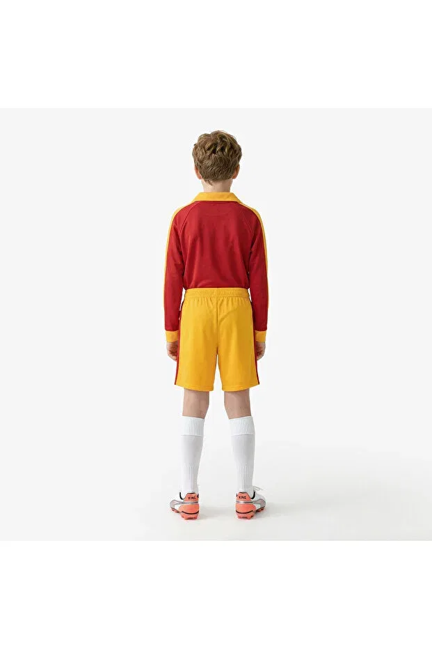 Детские шорты для девочек спортивные Galatasaray s.k retro kids' yellow football shorts Puma, 1279 — фото 2