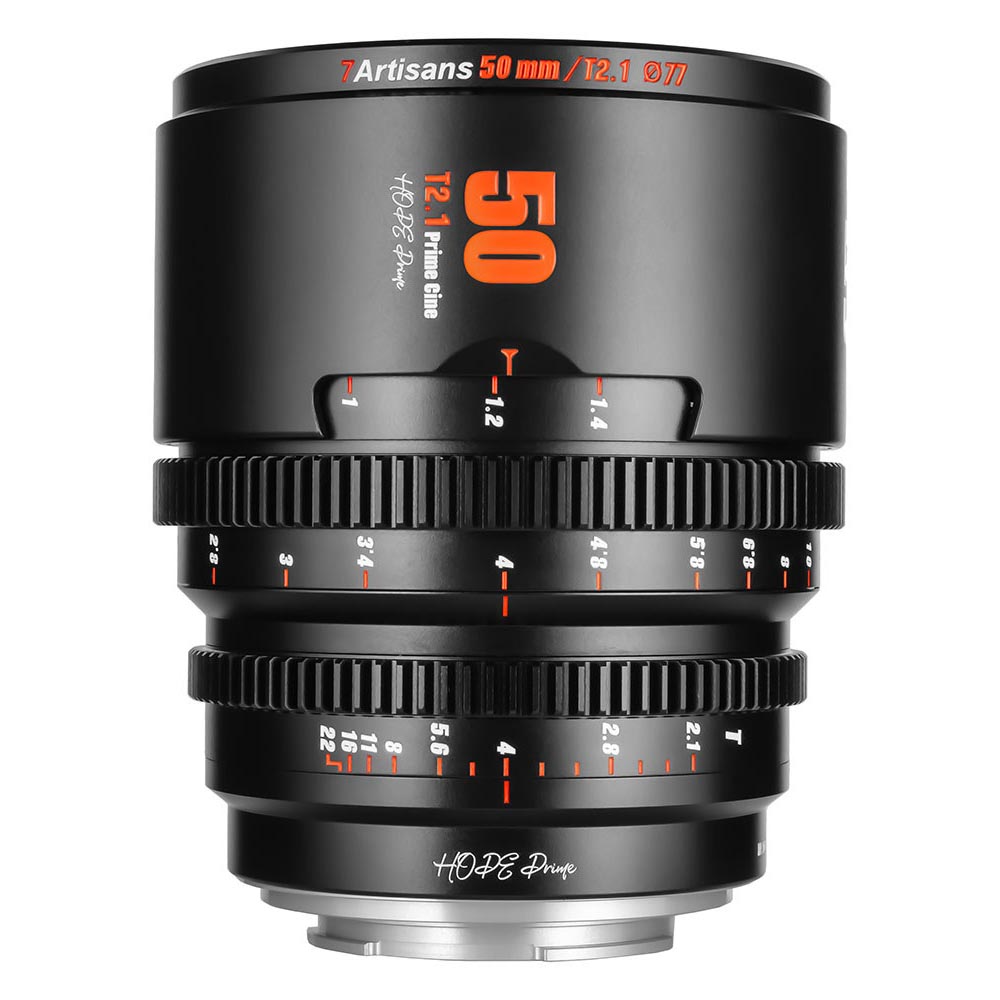 

Кинообъектив 7Artisans Hope 50mm T2.1 S35 Cine Lens, Fujifilm X Mount, черный