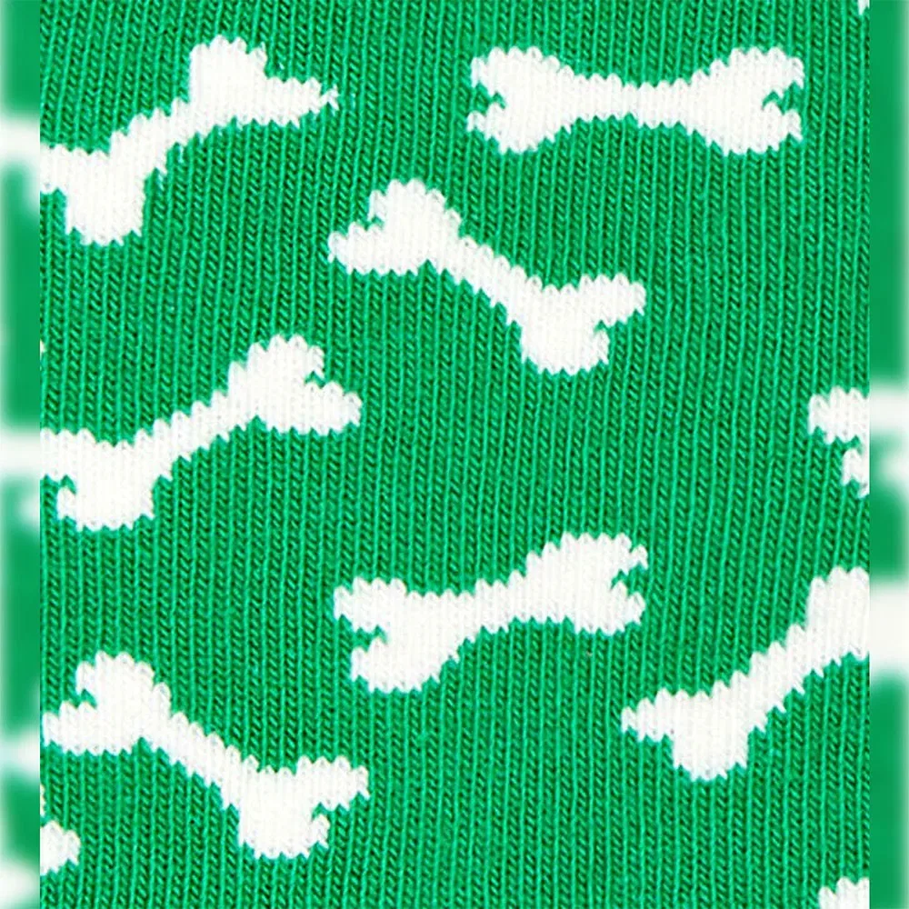 Носки антискользящие Dog 2 пары Happy Socks, зеленый — фото 3