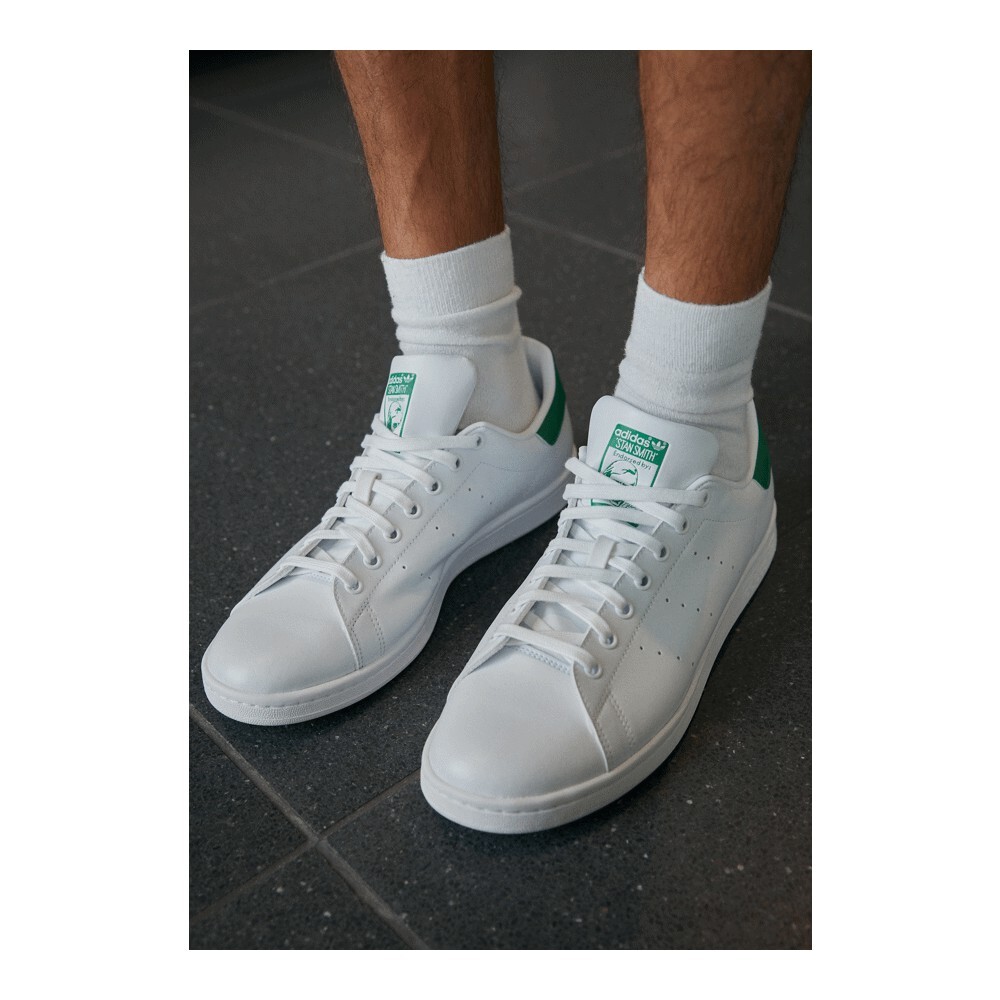 Кроссовки Adidas Originals Stan Smith Unisex, footwear white/green — фото 4