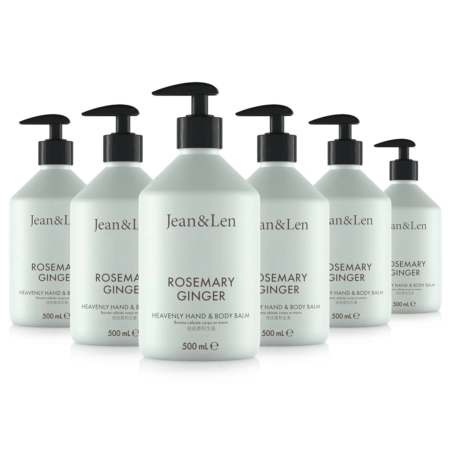 Бальзам для рук и тела Jean & Len Heavenly Rosemary & Ginger, 6 x 500 мл