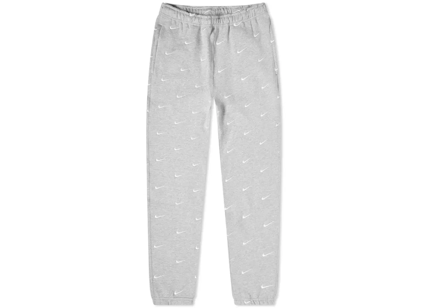 Мужские спортивные штаны с принтом Nike NRG All Over Swoosh Logo, Grey Heather/White
