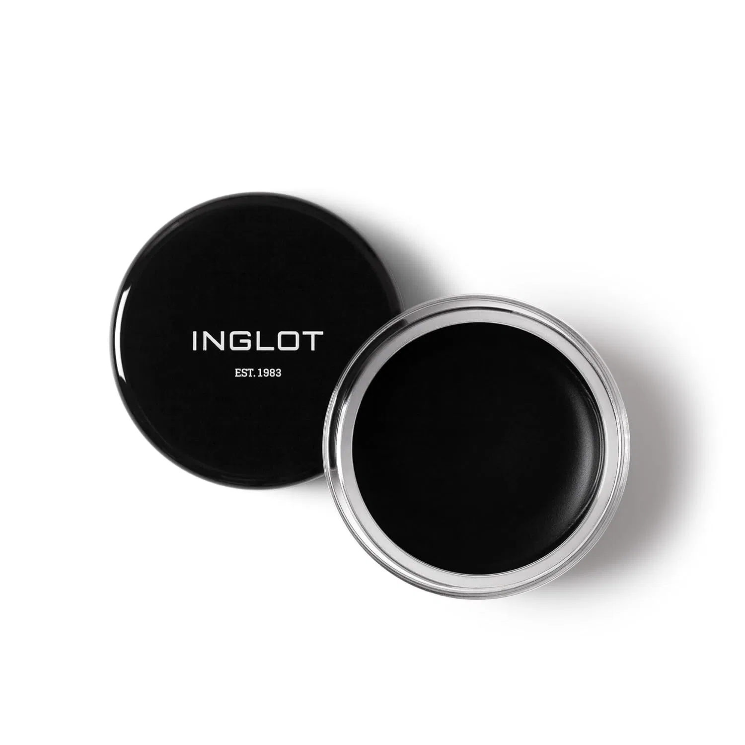 Гелевая подводка для глаз Inglot, черная матовая, 5.5 г