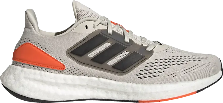 

Кроссовки Adidas PureBoost 22 'Aluminium Impact Orange', серый