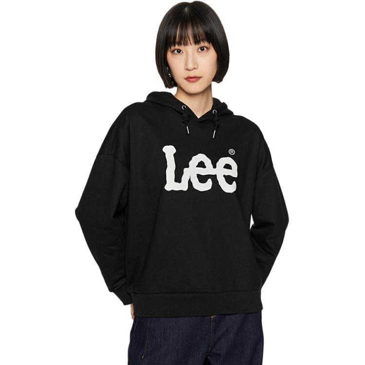 

Lee Футболка худи женская черная FW24