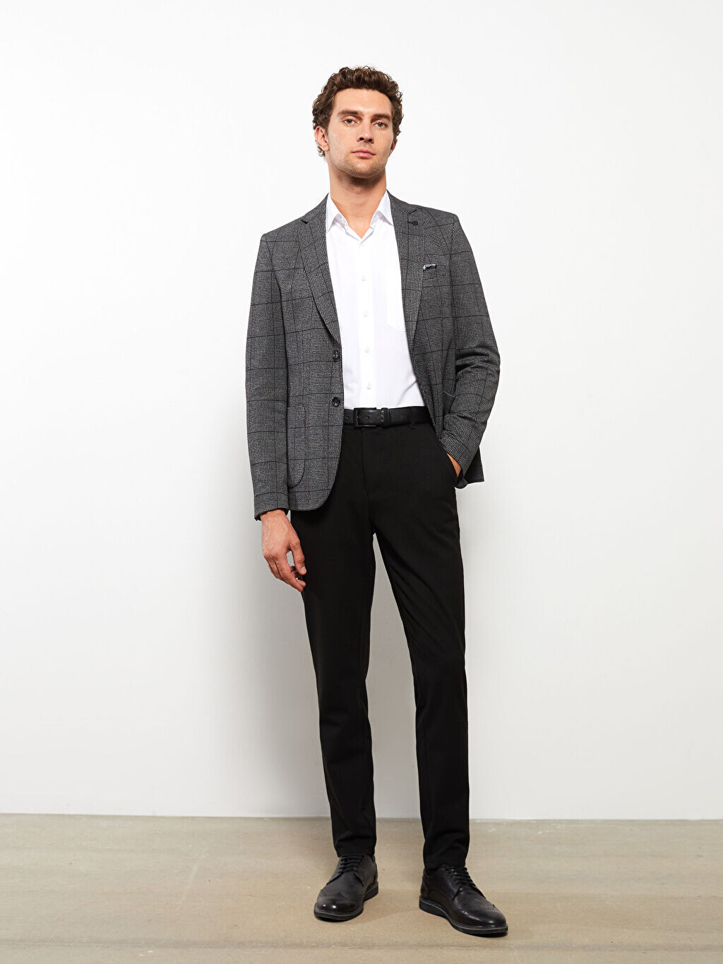 

Мужские брюки Slim Fit LCWAIKIKI Classic, Черный, Мужские брюки Slim Fit LCWAIKIKI Classic