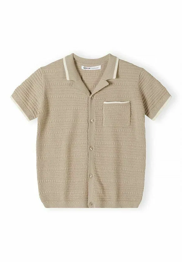 Комплект из футболки и шорт, хлопок, Short sleeve and set - shorts, Minoti, бежевый — фото 4