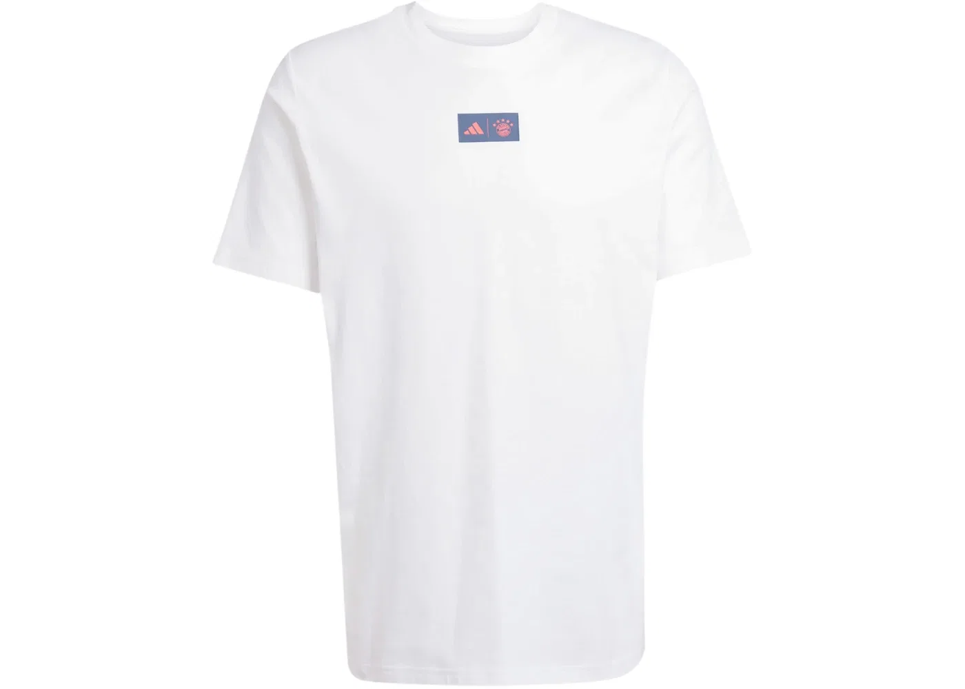 Мужская футболка с принтом FC Bayern Seasonal Graphic Tee Adidas, белый