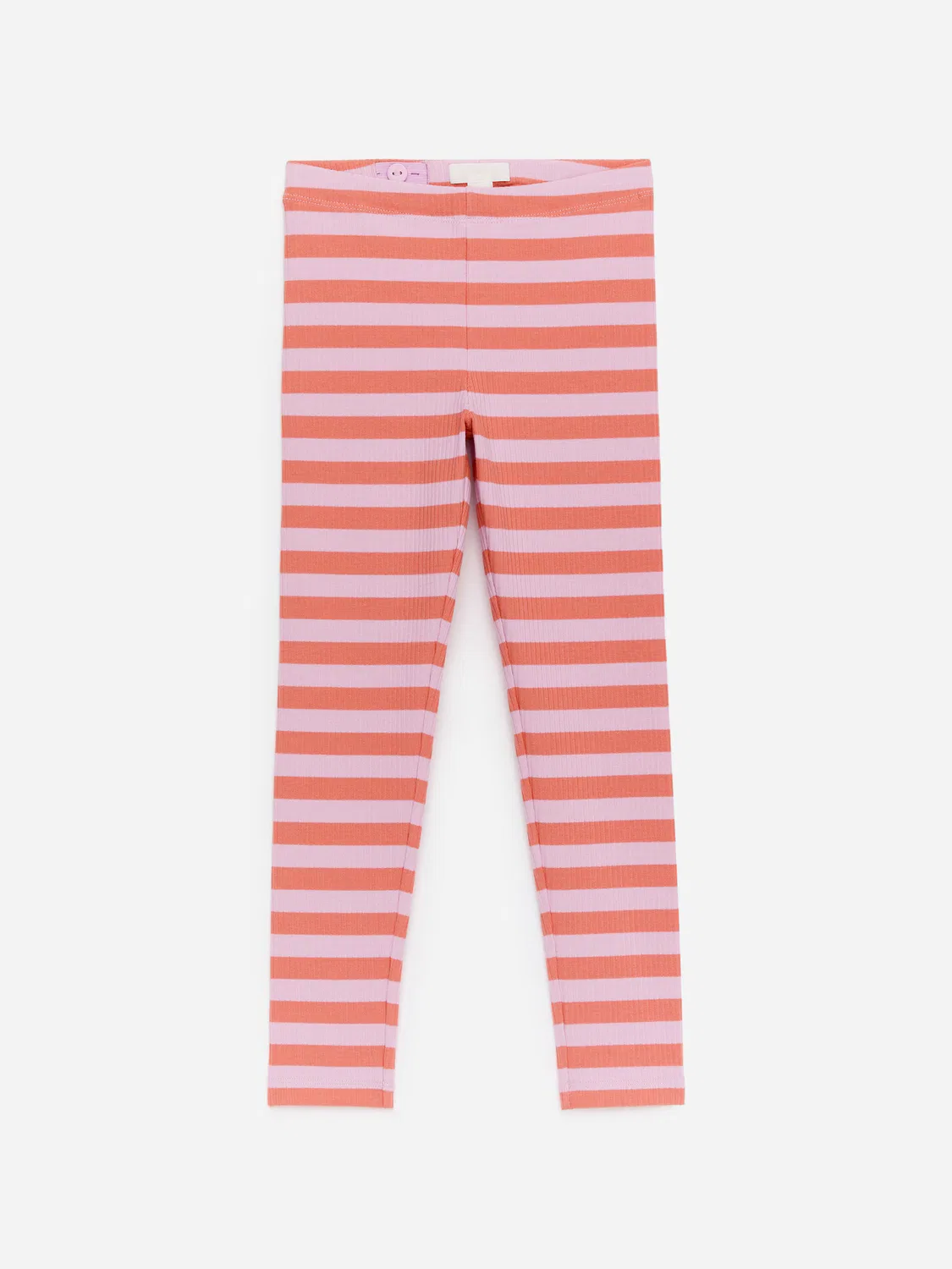 Ребристые леггинсы Arket, Rosa/Orange