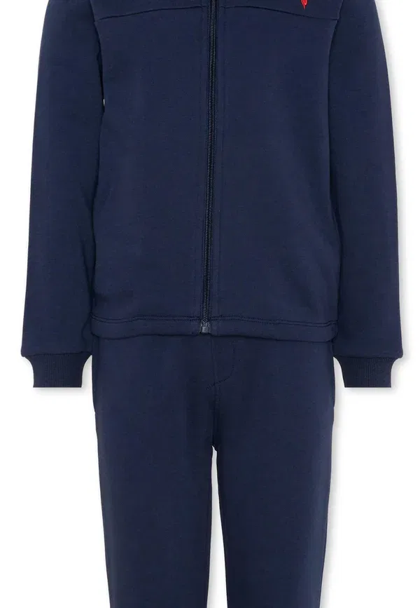 Спортивный костюм хлопковый Tru Trussardi Junior blue, синий — фото 3
