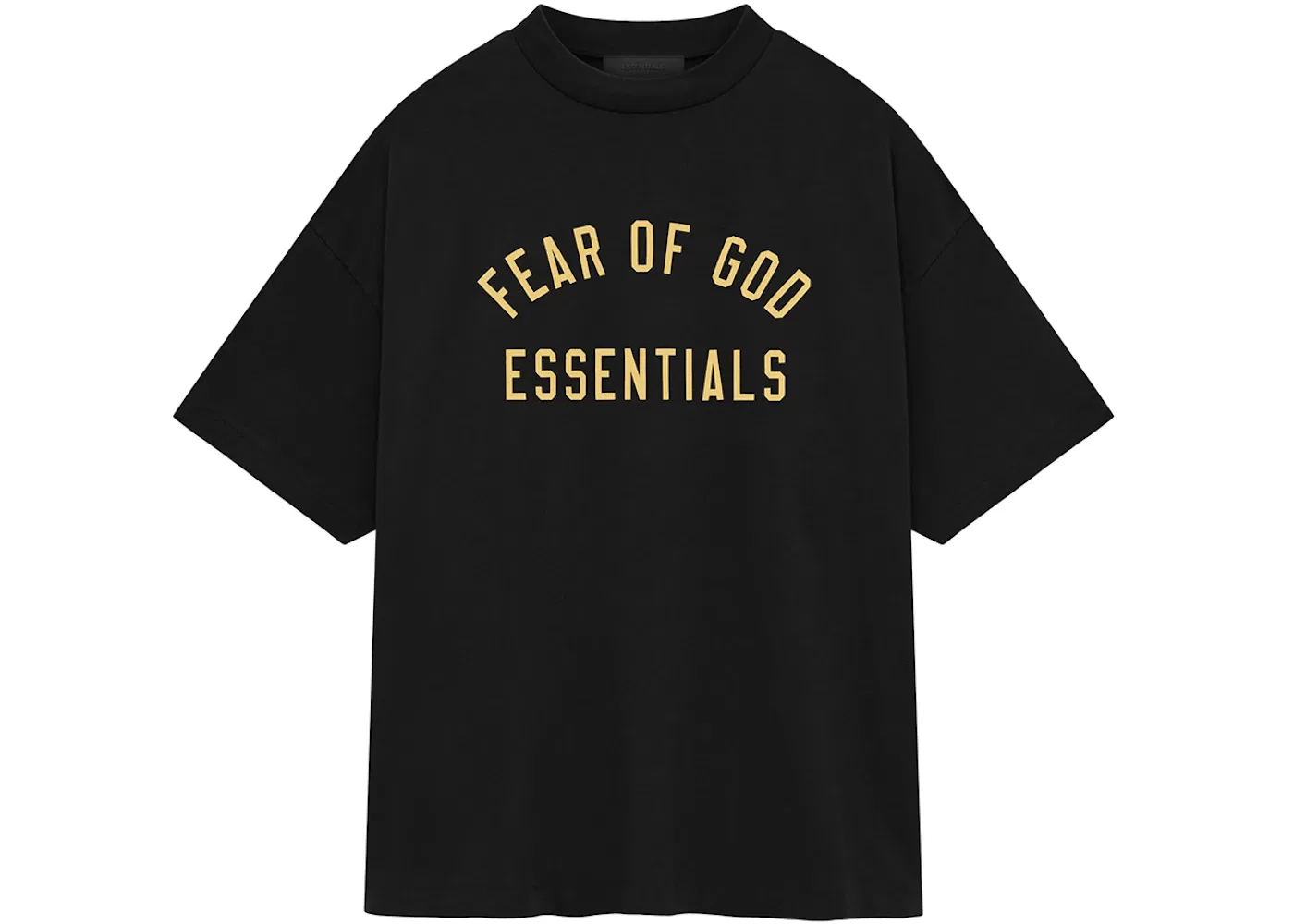 Мужская футболка с круглым вырезом Fear of God Essentials Tee, Black