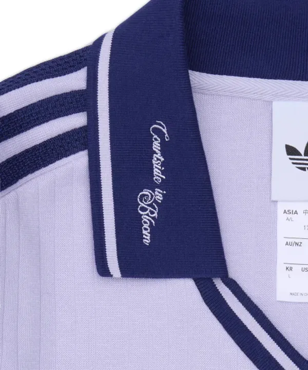 Футболка поло с длинным рукавом, Adidas, серебристый — фото 4