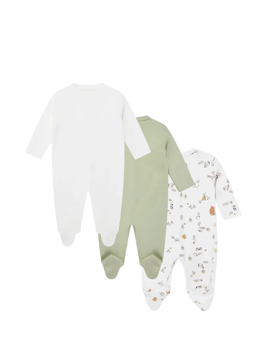 Комплект для новорожденного с принтом Tiffany Kids, белый — фото 2