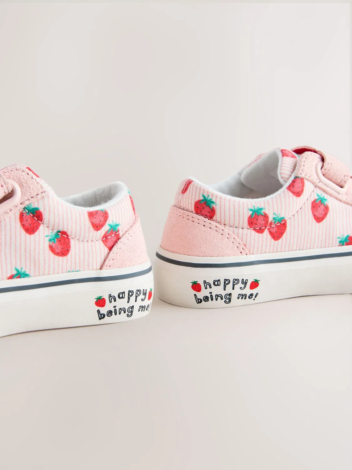 Кроссовки с липучками Pink Strawberry Next, розовый клубничный — фото 3