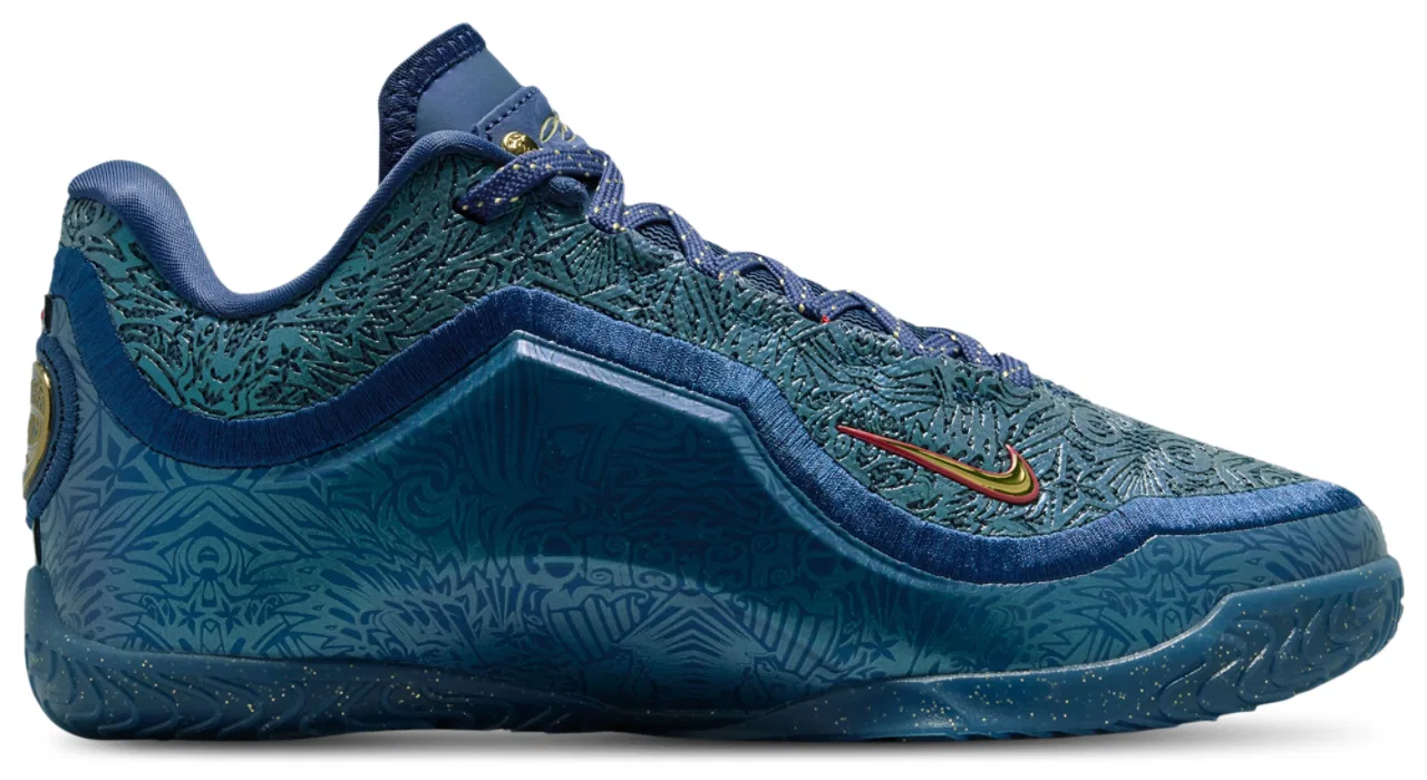 Кроссовки для мальчиков LeBron XXIII Nike, цвет Midnight Navy/Metallic Gold/University Red