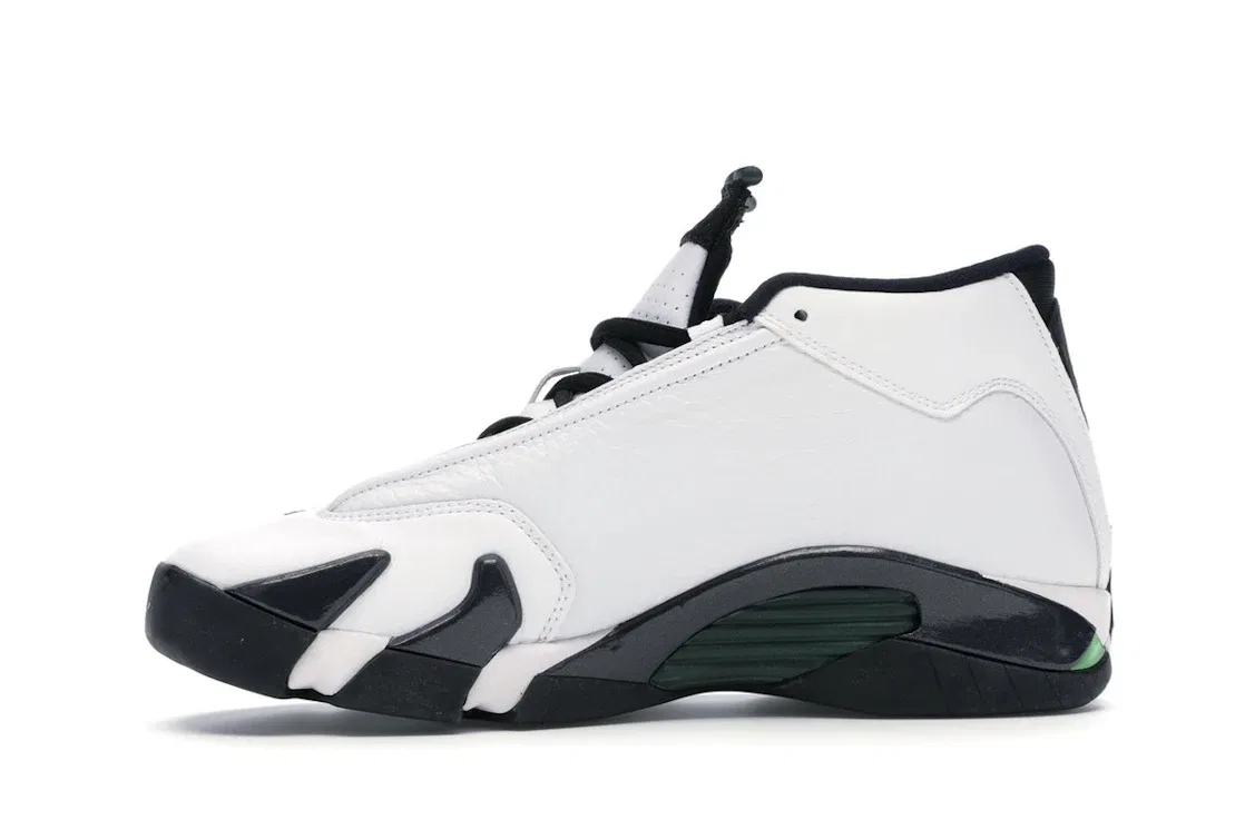 Детские кроссовки с принтом Jordan 14 Retro Jordan, White/Oxidized Green-Legend Blue-Black — фото 3