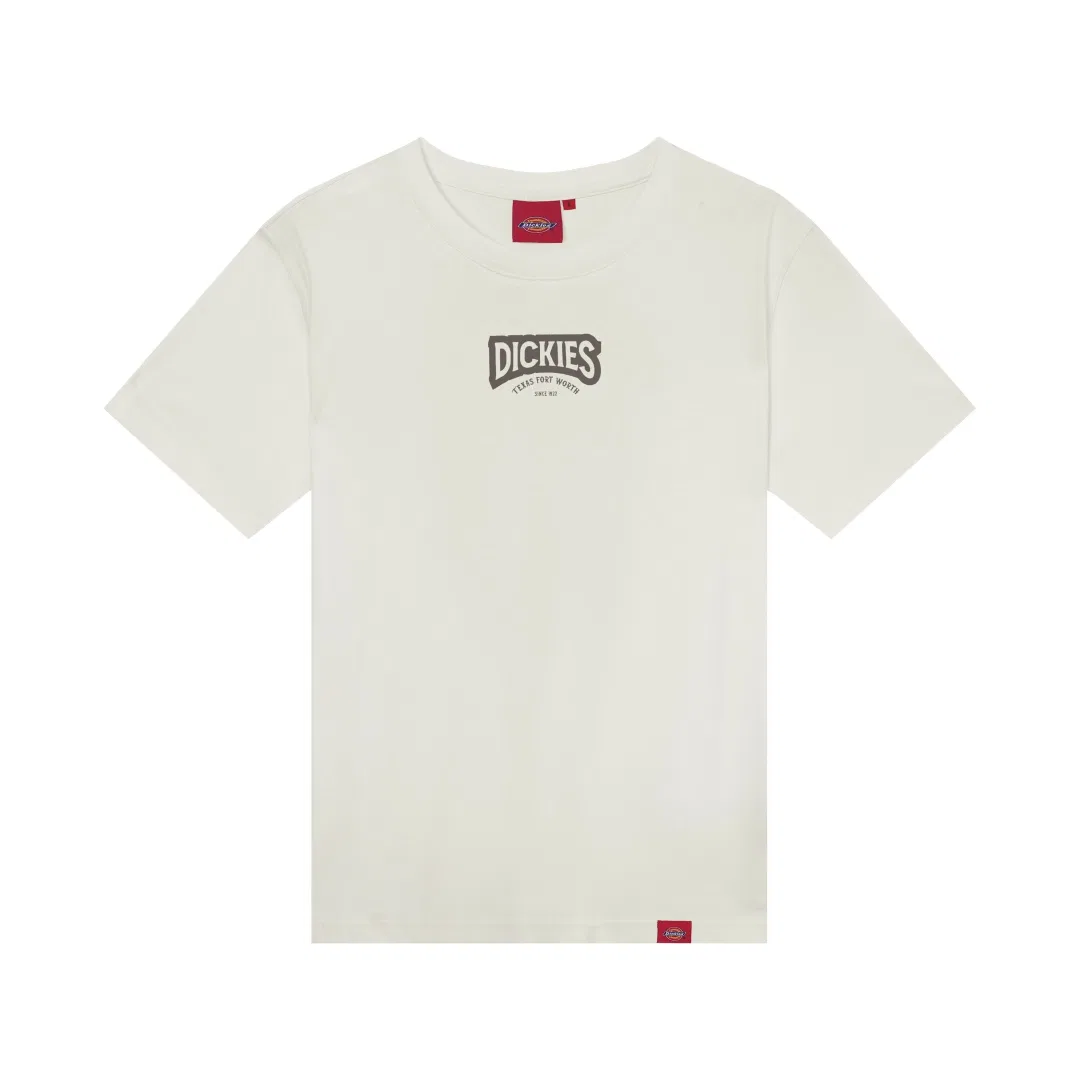Детская футболка с коротким рукавом унисекс Dickies, White Egret White