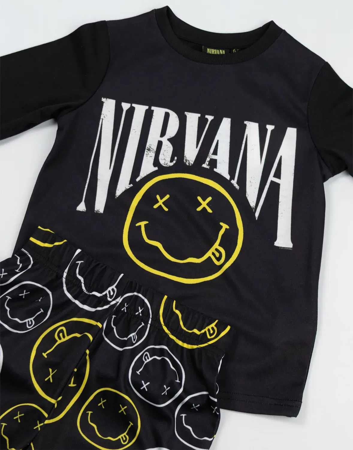 Детский комплект пижамы с длинным рукавом и длинными штанинами Nirvana, Black — фото 4