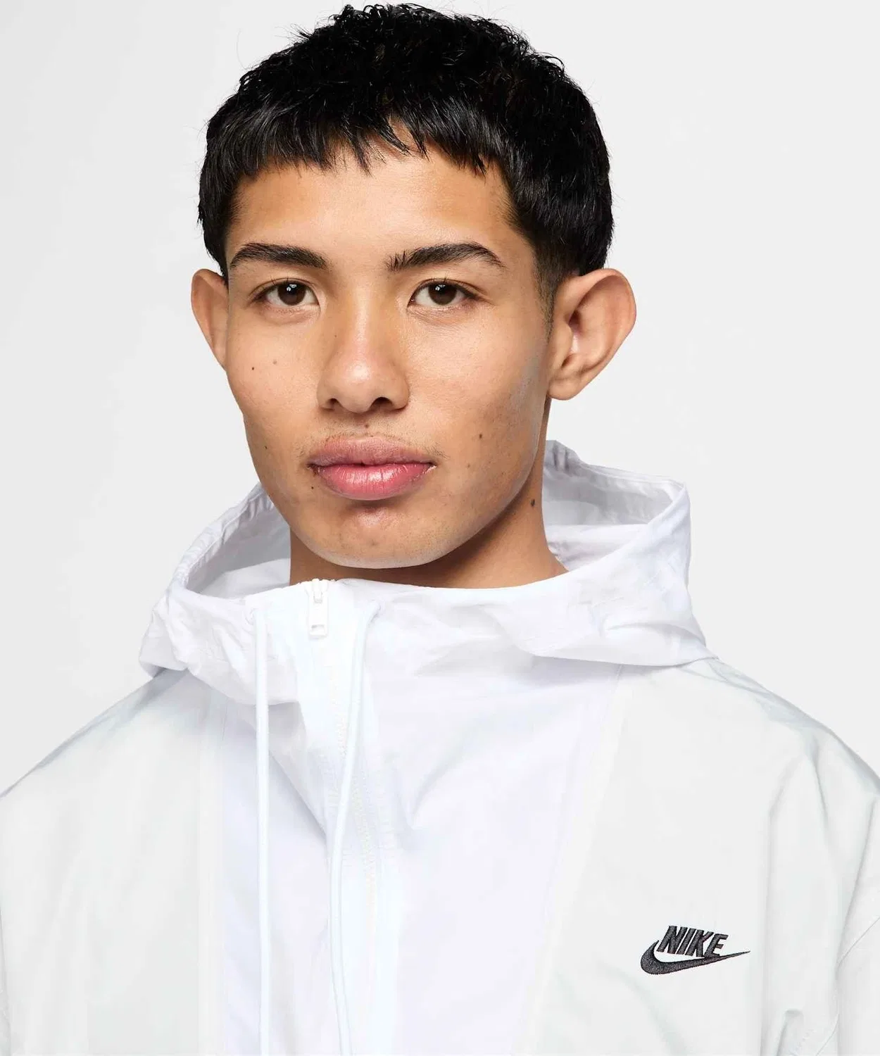 Мужская анорак-куртка Nike Club с капюшоном, модель Marina NIKE, Photon Dust — фото 3