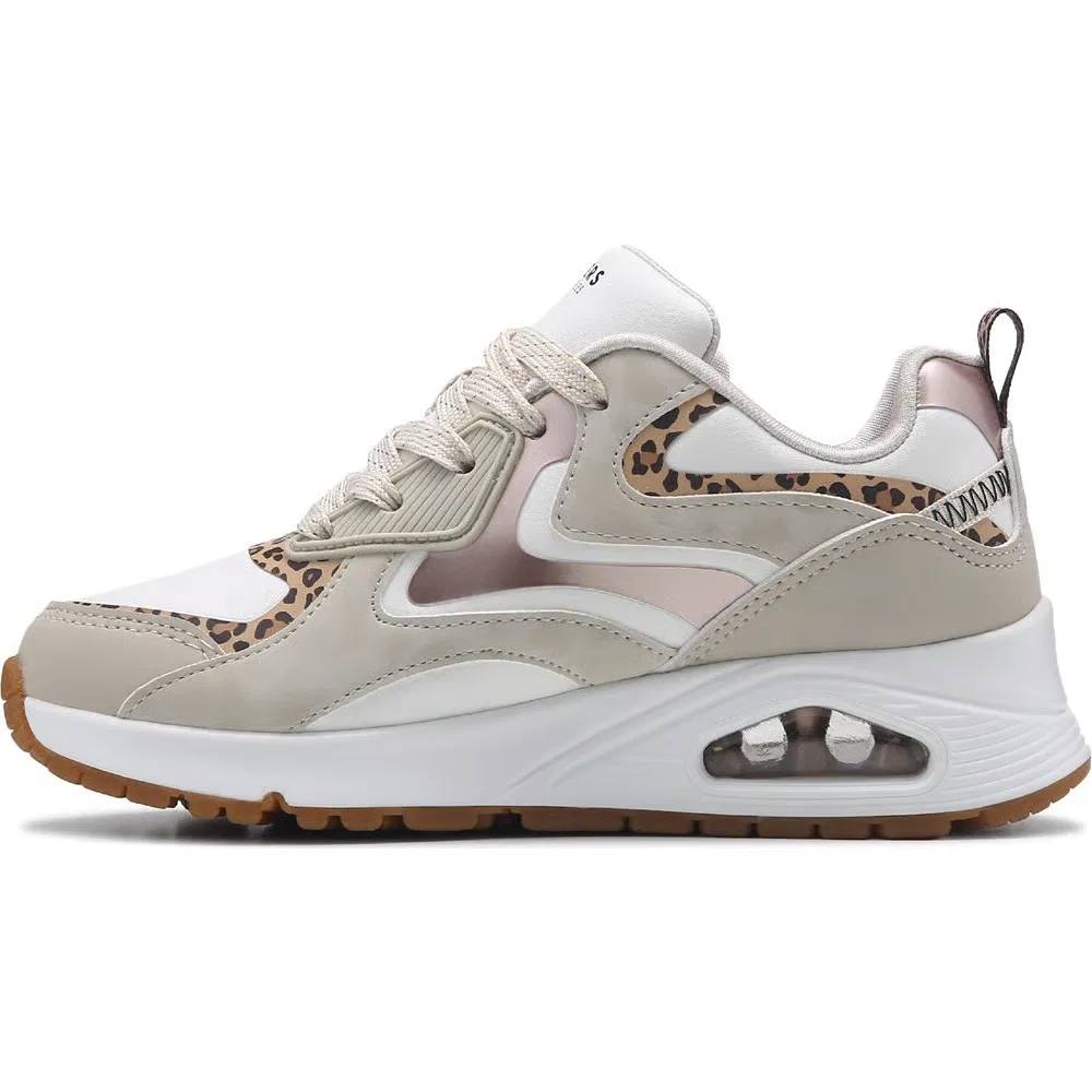 Детские кроссовки Street Uno Skechers, Natural Leopard — фото 3
