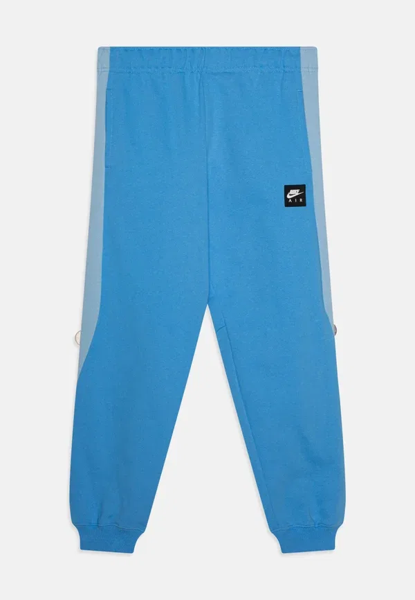 Брюки хлопковые Club unisex Nike Sportswear university blue, psychic blue, white, белый/синий