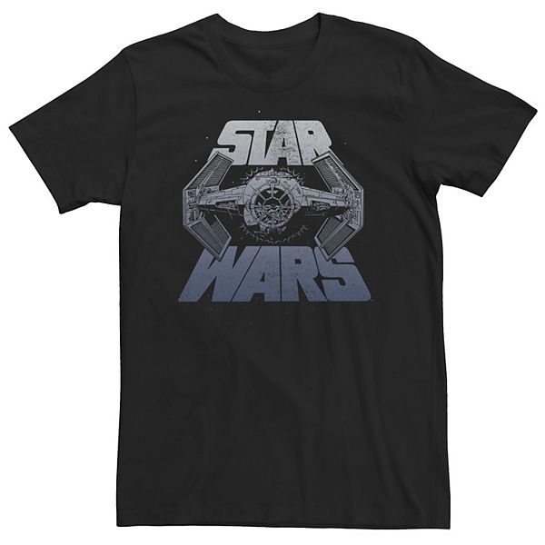 

Футболка Big & Tall Star Wars Tie Fighter Between the Slant Logo Licensed Character