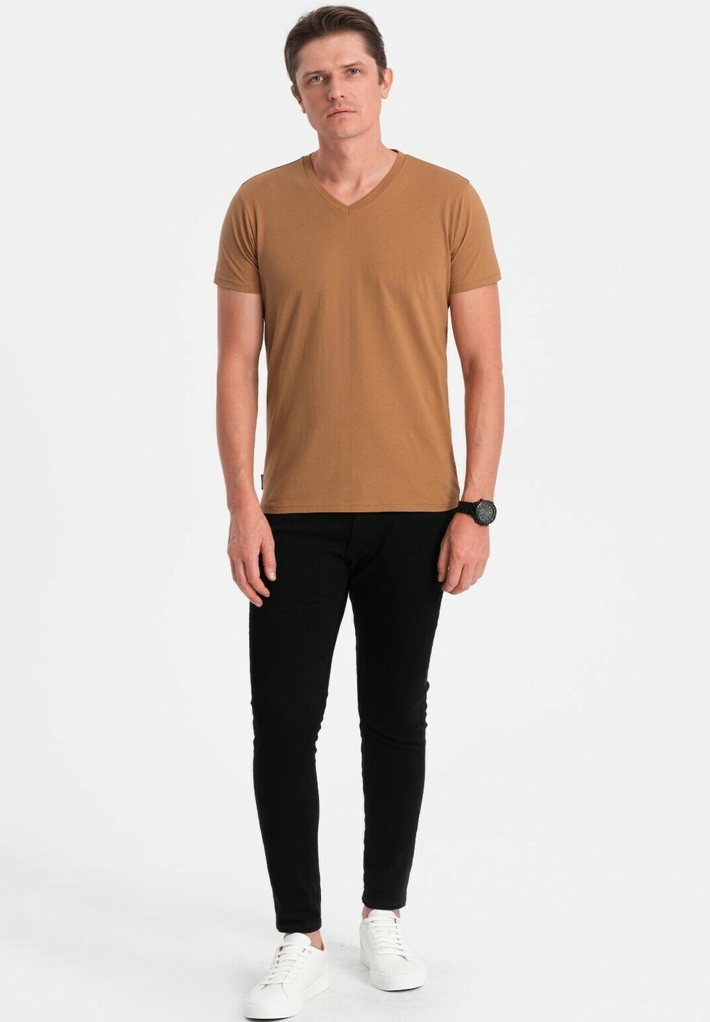 

Футболка базовая Ombre, цвет brown